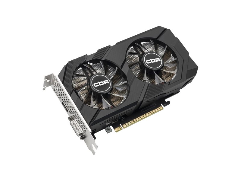 Видеокарта CBR GTX1650 4Gb GDDR6, 128bit, 1410-1590Mhz, 1*DP + 1*HDMI + 1*DVI, 75W, Ret [VGA-STX1650-4G-RTL]