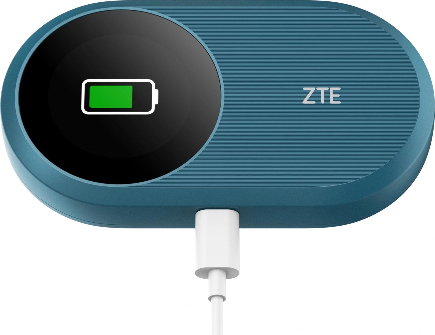 Модем 3G/4G ZTE U10s Pro USB Wi-Fi VPN Firewall +Router внешний темно-синий