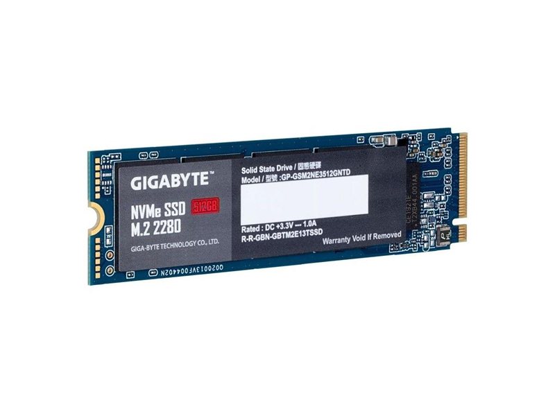 Твердотельный накопитель Gigabyte M.2 2280 512GB PCI-Express 3.0 x4, NVMe 1.3