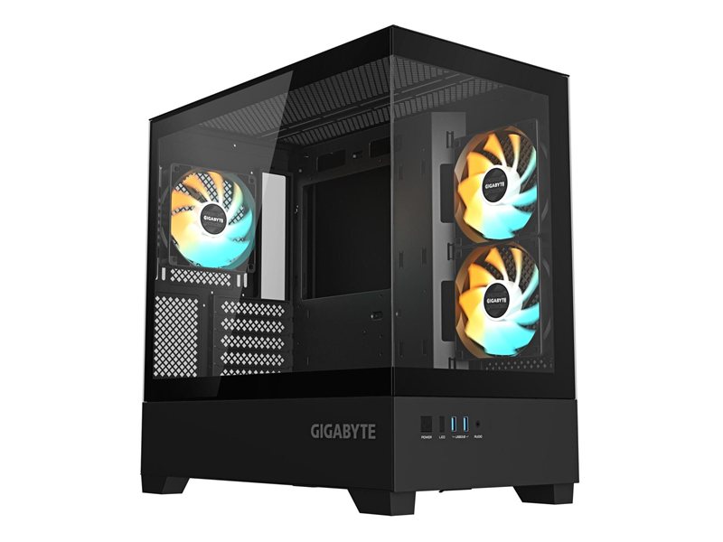 Корпус для ПК Gigabyte C201 Panoramic, MidTower, mATX