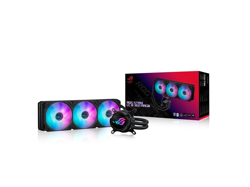 Жидкостная система охлаждения ASUS ROG STRIX LC III 360 /AIO COOLER,ASETEK,SIGRID V2, ARGB