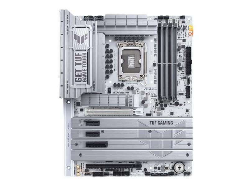 Материнская плата ASUS TUF GAMING Z890-PRO WIFI, LGA1851, Z890, 4*DDR5, 4*SATA, 4*M.2, 6*USB 3.2, 2*PCIx16, 1*PCIx4, 2*PCIx1, 2*Thunderbolt™ 4, HDMI+DP, ATX; 90MB1IR0-M0EAY0