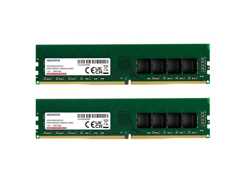 Модуль памяти ADATA DIMM 16GB DDR4-3200 AD4U32008G22-DTGN