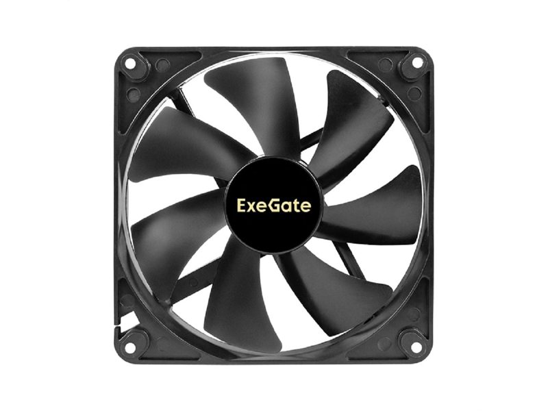 Exegate EX297100RUS Вентилятор 12В DC ExeGate ExtraPower EP14025B3P (140x140x25 мм, 2-Ball (двойной шарикоподшипник), 3pin, 1600RPM, 31dBA) ОЕМ