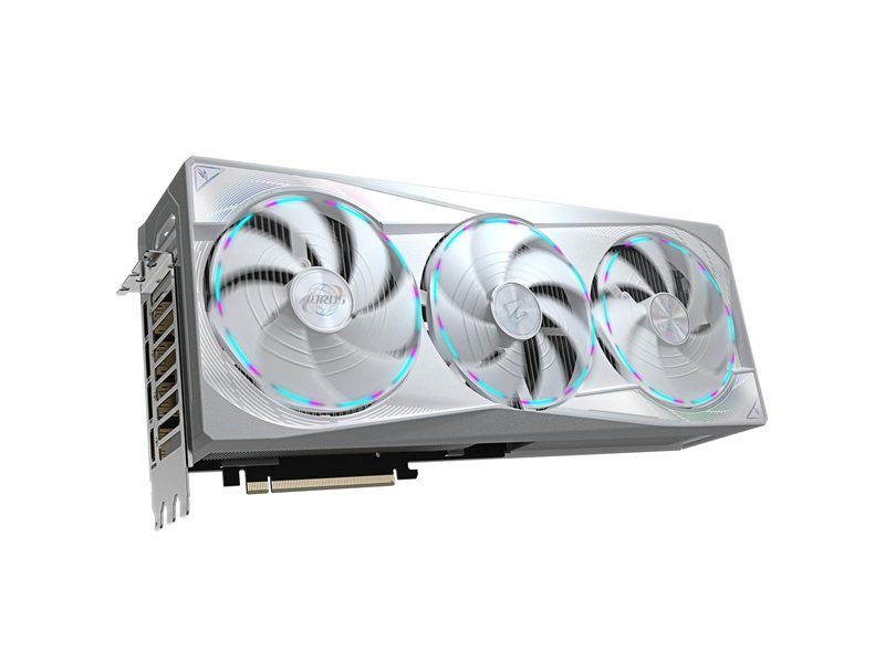Видеокарта Gigabyte PCI-E 5.0 GV-N5080AORUSM ICE-16GD 1.0 NVIDIA GeForce RTX 5080 16Gb 256bit GDDR7 2805/30000 HDMIx1 DPx3 HDCP Ret