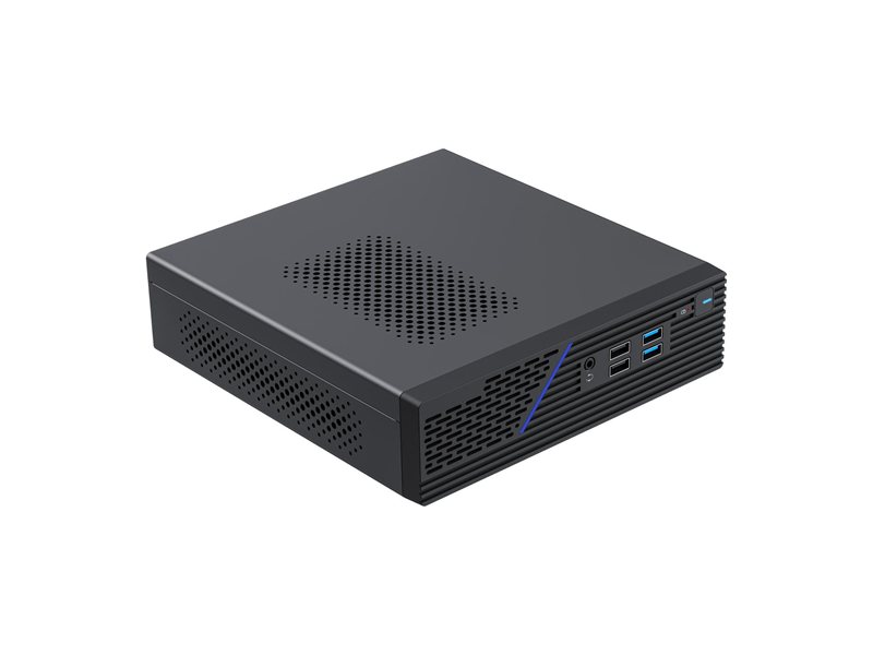 Корпус с блоком питания 120Вт/ Case Foxline FL-109-AD120-DC mITX, w/ ext.PSU 120W, DC-converter, w/2xUSB2.0+2xUSB3.0, 1x40mmFan, black, VESA, w/pwr cord