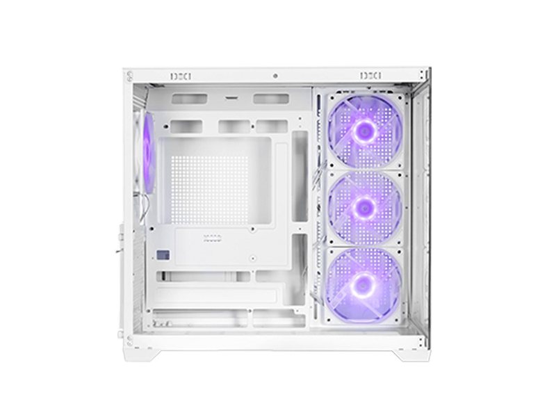 Корпус без блока питания/ Case PCCooler C3T700 ARGB WH, Midi-Tower, TG, 4x120mm ARGB, 1xUSB-A 3.0 + 1xUSB-A 2.0 + 1xUSB-C, ATX, mATX, mITX White
