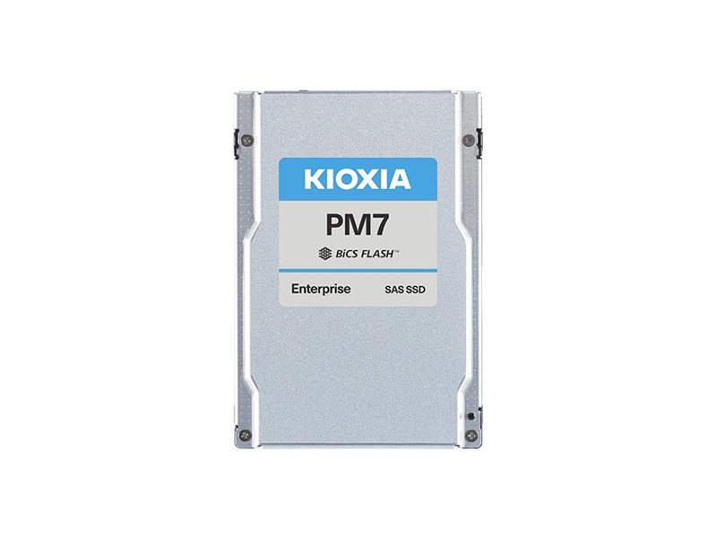 Серверный твердотельный накопитель/ KIOXIA SSD PM7-V, 1600GB, 2.5" 15mm, SAS 24G, TLC, R/W 4200/3400 MB/s, IOPs 720K/320K, TBW 8760, DWPD 3 (12 мес.)
