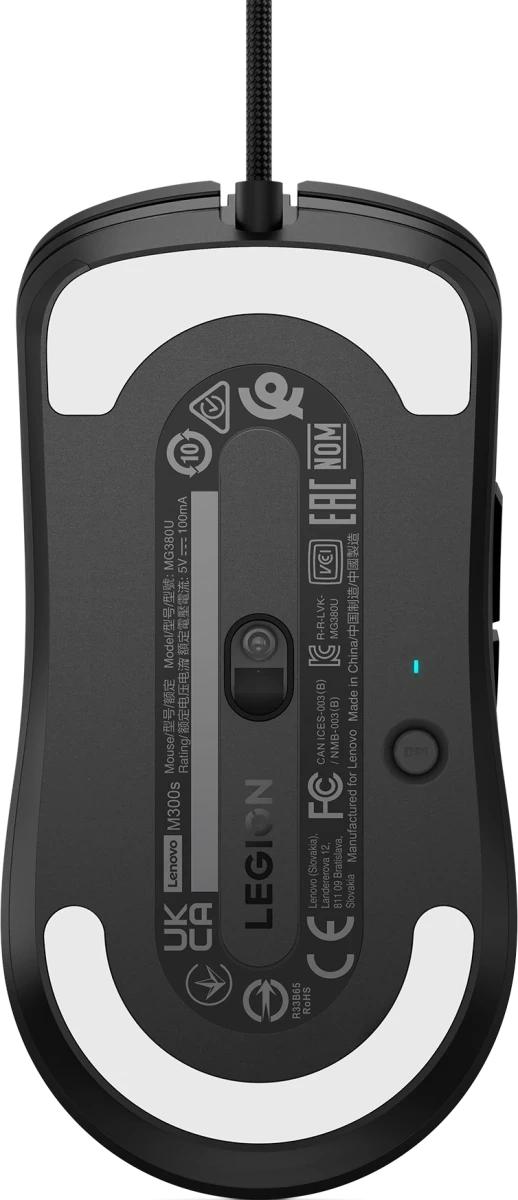 Мышь Lenovo Legion M300s RGB Gaming черный оптическая 8000dpi USB 5but (GY51H47350)