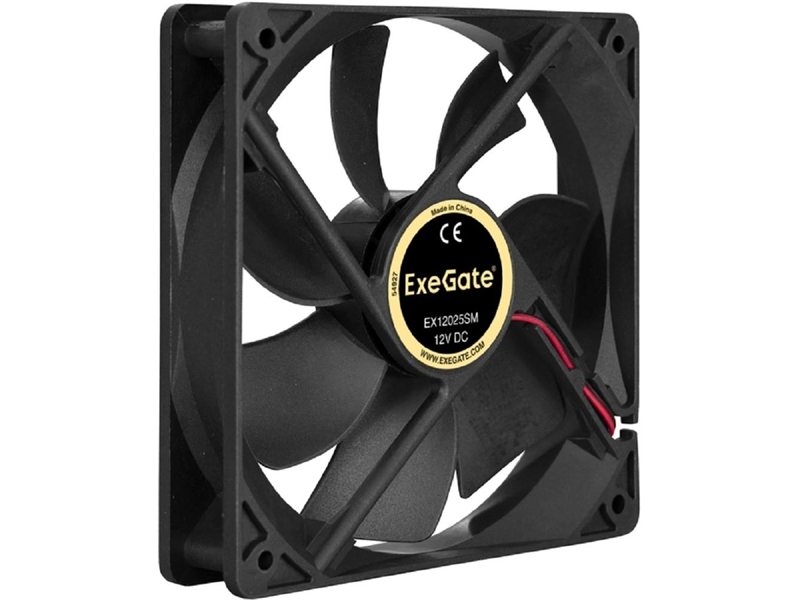 Exegate EX283394RUS Вентилятор ExeGate EX12025SM, 120x120x25 мм, подшипник скольжения, Molex, 1200RPM, 19dBA