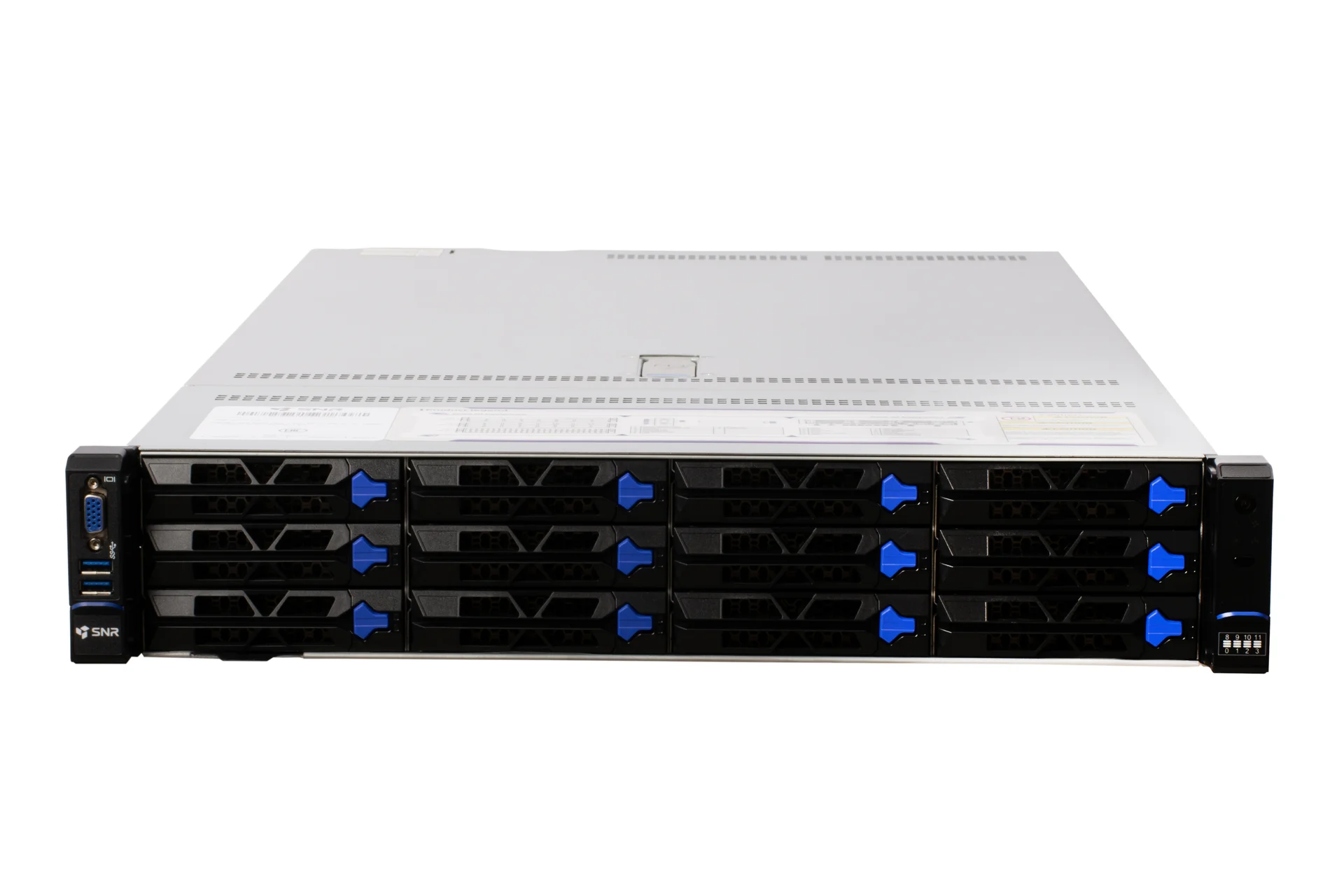 Серверная платформа SNR-SR2412LE, 2U, AMD EPYC Gen4,5, DDR5, 12xHDD, резервируемый БП