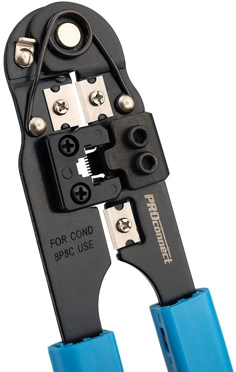 Инструмент обжимной PROconnect HT-210N 12-3451-4 для RJ-45 синий