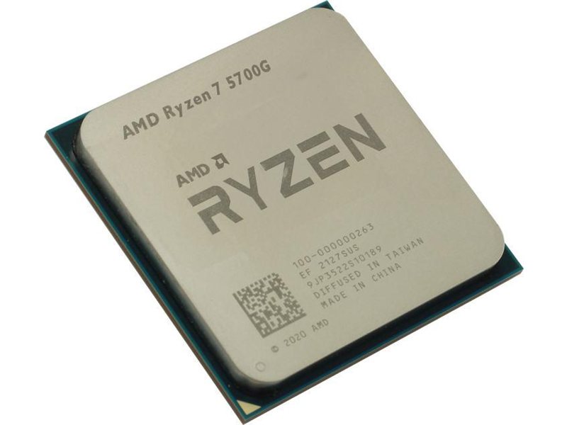 Процессор/ APU AM4 AMD Ryzen 7 5700G (Cezanne, 8C/16T, 3.8/4.6GHz, 16MB, 65W, Radeon R8) OEM