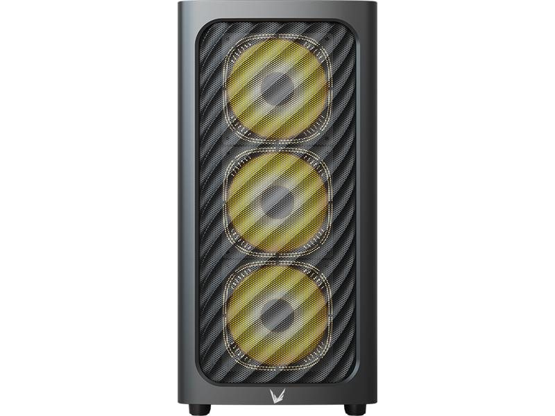 корпус Formula V Line Air Mesh G3 Plus Black, MATX, Type-C*1, USB3.0*2, FRONT 3x120mm FRGB, REAR 1x120mm FRGB