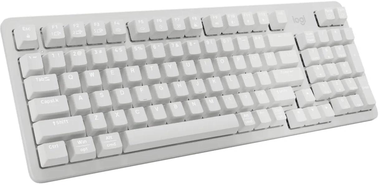 Клавиатура Logitech K868 механическая белый USB беспроводная BT/Radio (920-013913)