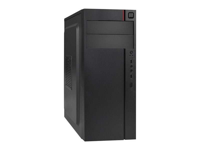 Корпус EXEGATE MIDITOWER ATX 350W 2xUSB аудио black AA-440-AA350 EX290176RUS