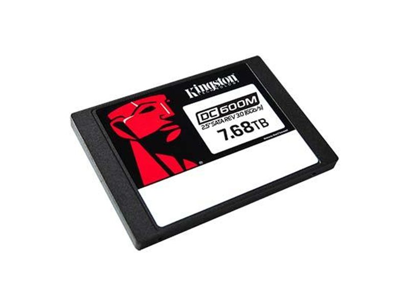 Твердотельный накопитель Kingston Enterprise SSD 7,68TB DC600M 2.5" SATA 3 R560/W530MB/s 3D TLC MTBF 2M 94 000/34 000 IOPS 14016TBW 1 Year Warrаnty