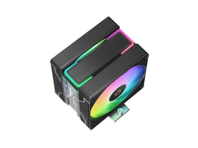 Кулер для процессора Ocypus Delta A40 SE BK Dual Fan ARGB, 2x120mm ARGB FAN, Top ARGB Panel, 4 HEAT PIPES, 4-PIN PWM, 800-1800 RPM, 31DBA, HYDRO BEARING, LGA115X/1200/1700/18XX, AM4/AM5