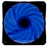 Вентилятор Digma DFAN-LED-BLUE RGB 120мм черный 3-pin 4-pin (Molex) Ret