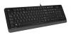 Клавиатура A4Tech FK10 черный/серый USB (FK10 GREY) кабель 1.5м
