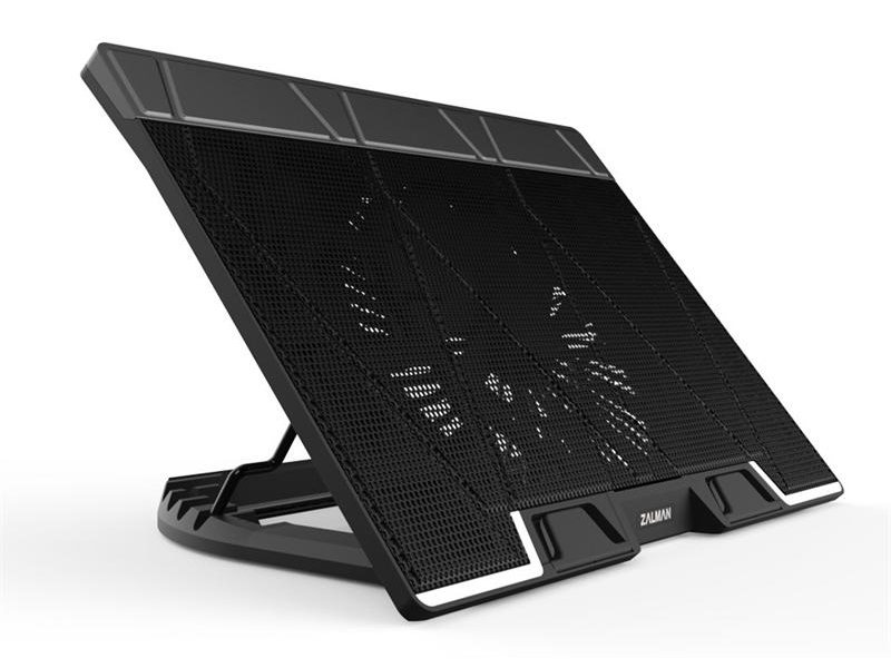 Охлаждающая подставка Zalman ZM-NS3000 Notebook Cooling Stand, Up to 17” Laptop, 200mm fan, 6 level angle adjustment