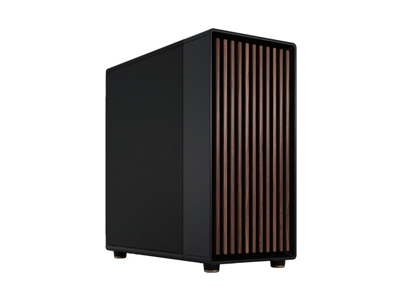 Корпус без блока питания/ Case Fractal Design North XL, Full-Tower, 3x140mm, 2xUSB-A 3.0 + 1xUSB 3.2 Type-C E-ATX, ATX, mATX, mITX Wood panel Charcoal Black