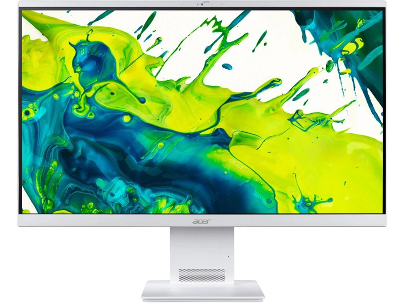 Моноблок Acer Aspire S27B-UGMTL-U 27" Full HD Core Ultra 7 155U (1.7) 16Gb SSD512Gb Graphics Eshell GbitEth WiFi BT 90W клавиатура мышь Cam белый 1920x1080