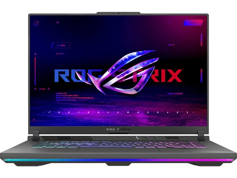 Ноутбук Asus ROG Strix G16 G614PW-TS133 Ryzen 9 8940HX 32Gb SSD1Tb NVIDIA GeForce RTX5080 16Gb 16" IPS 2.5K (2560x1600) без ОС grey WiFi BT Cam (90NR0QK7-M006P0)