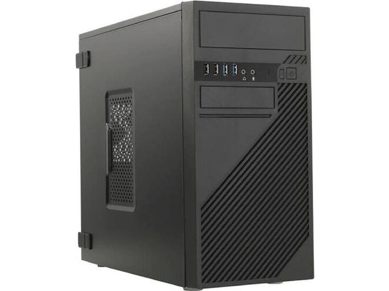 MiniTower InWin EFS712BL PM-600ATX   U3*2+U2*2+A(HD)+ front fan holder + Screwless  [6196804]