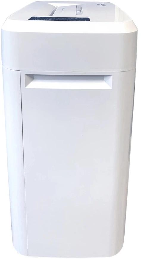 Шредер Office Kit S243N 3,9х38 белый (секр.P-4) фрагменты 35лист. 35лтр. скрепки скобы пл.карты CD