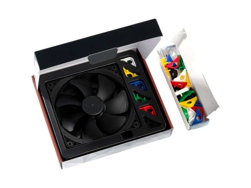 Кулер для корпуса/ Case Cooler Noctua NF-A14 PWM chromax.black.swap (140x140x25mm, 4-pin PWM, 82.5CFM, 24.6dBA, 1500RPM, Black)
