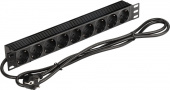 Блок распределения питания Lanmaster NM-PD16A-9XSH-2.0 гор.размещ. 9xSchuko базовые 16A Schuko 2м