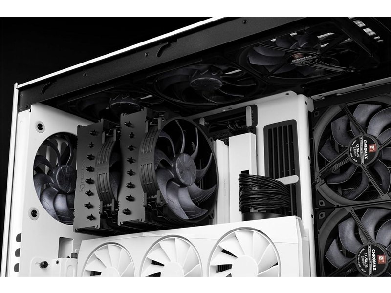 Кулер для корпуса/ Case Cooler Noctua NF-A14x25r G2 PWM chromax.black.swap (140x140x25mm, 4-pin PWM, 91.58CFM, 24.8dBA, 1500RPM, Black)