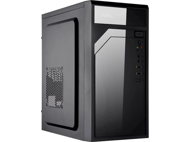 Корпус KingPrice KPCC-MN208 черный без БП mATX 1x80mm 2x120mm 2xUSB2.0 audio