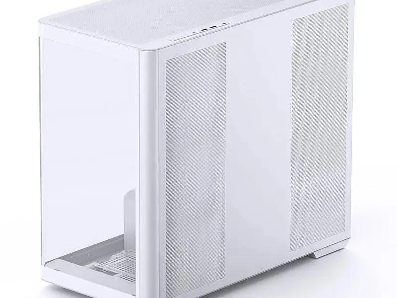 Корпус без блока питания/ Case JONSBO D300, Mini-Tower, TG, no fan, 2xUSB-A 3.2 + 1xUSB-C 3.2, mATX, mITX White