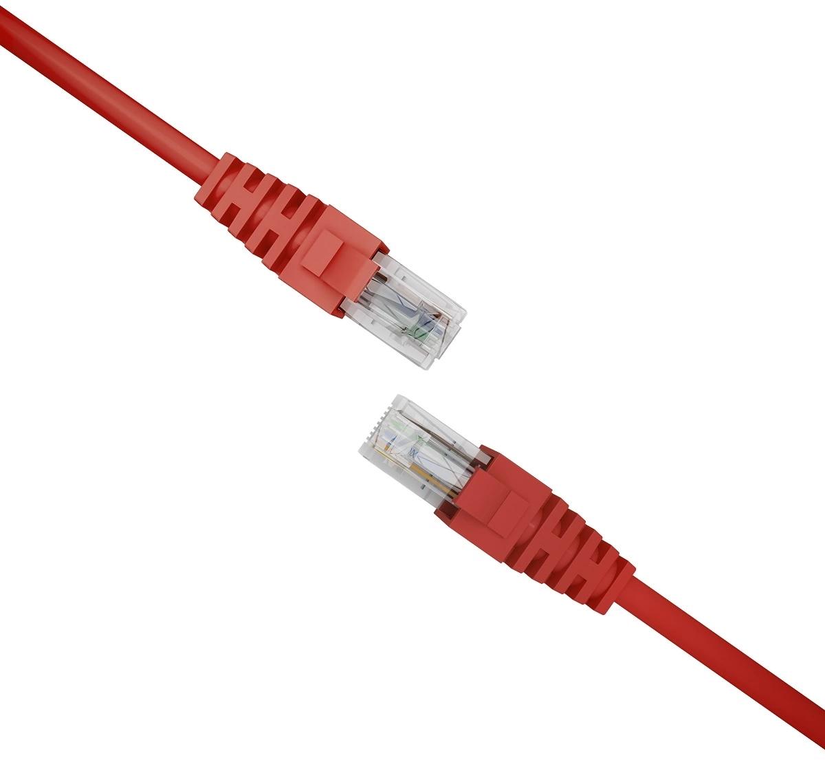 Патч-корд NTSS NTSS-PC-UTP-RJ45-5e-0.15-LSZH-RD UTP RJ-45 вил.-вилка RJ-45 кат.5E 0.15м красный LSZH