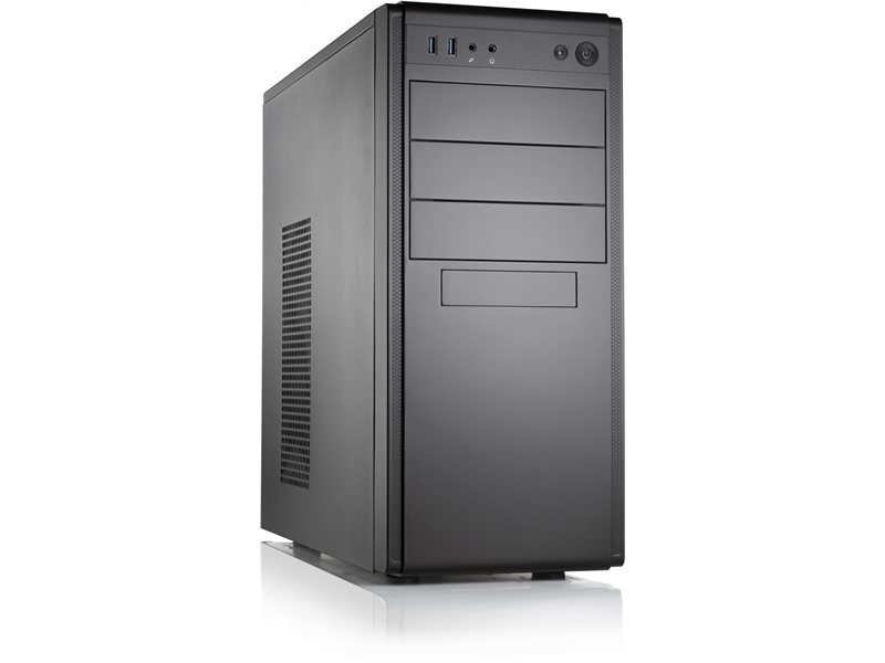 Корпус без блока питания/ Case Foxline FL-886 ATX case, black, w/o PSU, w/2xUSB3.0, w/o pwrcord, w/o FAN