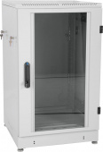 Шкаф коммутационный ЦМО (ШТК-М-24.6.6-1ААА) напольный 24U 600x600мм пер.дв.стекл 2 бок.пан. 700кг серый 455мм 60кг 180град. 1245мм IP20 металл