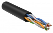 Кабель информационный ITK Generica BC3-C5E04-139-305-G кат.5E UTP 4 пары 24AWG LDPE внешний 305м черный