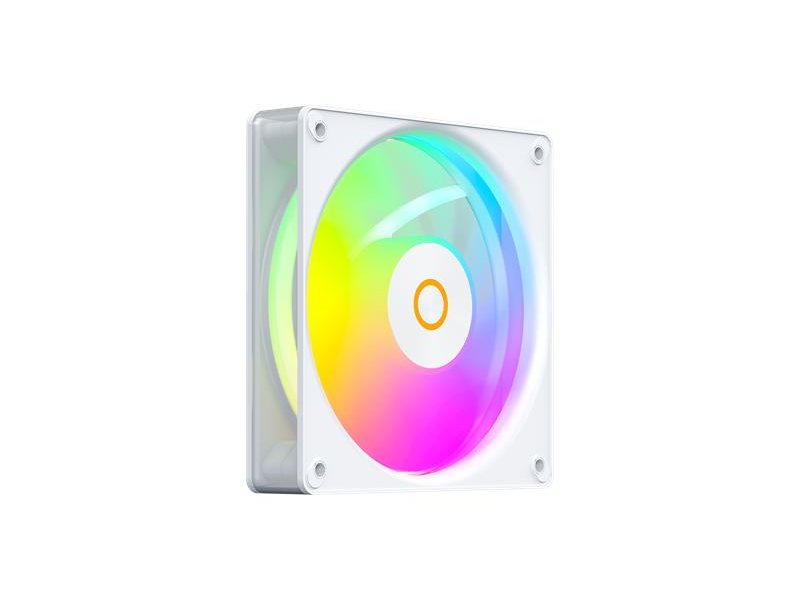 Вентилятор для корпуса Ocypus Gamma F12 Elite WH ARGB REVERSE BLADE, 120x120x25mm, 4-PIN PWM, 600-1800 RPM, 26 DBA MAX, HYDRO BEARING