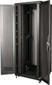 Шкаф серверный Lanmaster (TWT-CBB-42U-8X10-P1) напольный 42U 800x1000мм пер.дв.перфор. задн.дв.перфор.2-хст. 2 бок.пан. 800кг черный