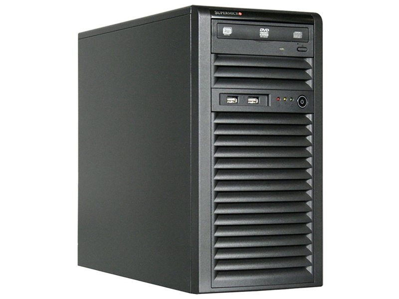 Корпус SuperMicro CSE-731I-300B  SC731 SERVER CHASSIS W/300W PWS (038633)