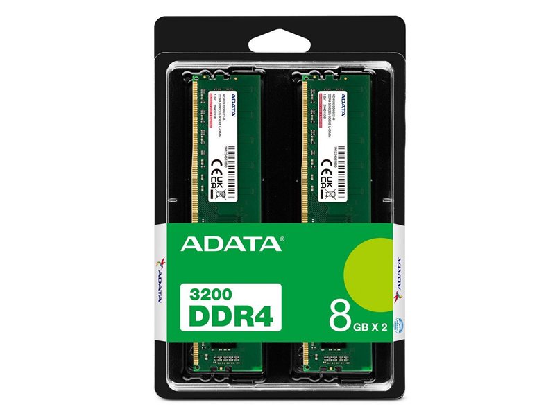 Модуль памяти ADATA DIMM 16GB DDR4-3200 AD4U32008G22-DTGN