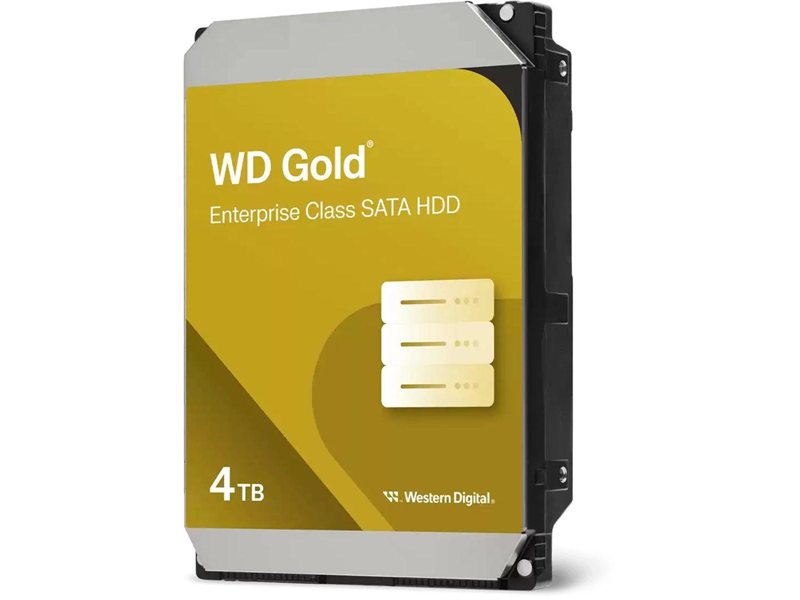 Жесткий диск/ HDD WD SATA3 4TB Gold 6Gb/s 7200 RPM 256mb 1 year warranty (replacement WD4003FRYZ, WD4002FYYZ)