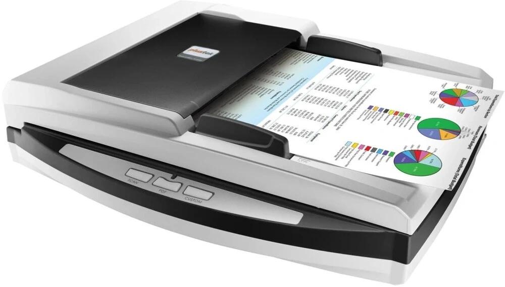 Сканер планшетный/протяжный Plustek SmartOffice PL3060 (0294TS) A4 белый