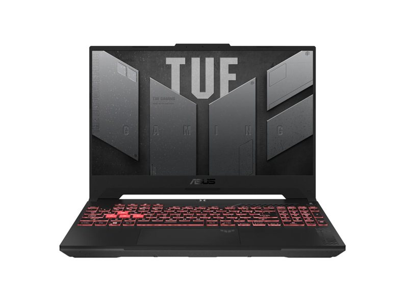 Ноутбук ASUS TUF Gaming A17 FA707NUG AMD Ryzen 7 7445HS/16Gb (D5)/SSD512Gb/RTX4050 6Gb (115W)/17.3"/IPS/FHD/1920x1080/144Hz/NoOS/RJ-45/Mecha Gray/2.6kg