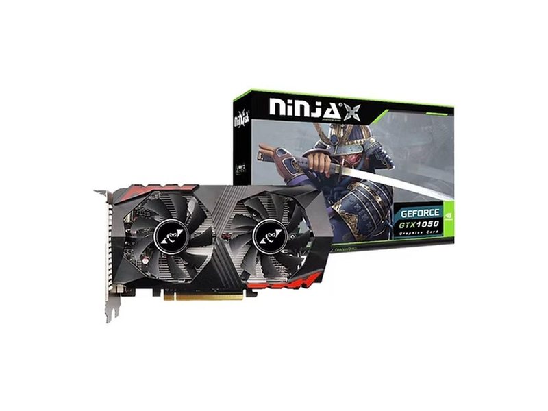 Видеокарта Ninja (Sinotex) GTX1050 4GB GDDR5 128bit DVI DP HDMI 2FAN RTL