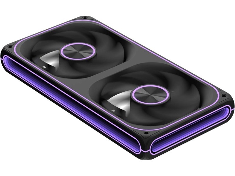 Вентилятор для корпуса Formula Air Fusion 2 LT ARGB 120х120x28 черный 4-pin 24.8дБ (упак.:2шт) (AIR FUSION 2 LT BK) Ret