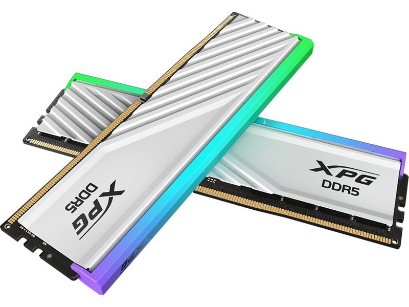 Память DDR5 2x16GB 6400MHz A-Data AX5U6400C3216G-DTLABRWH XPG Lancer Blade RGB RTL Gaming PC5-51200 CL32 DIMM UDIMM ECC 288-pin 1.4В kit dual rank с радиатором Ret