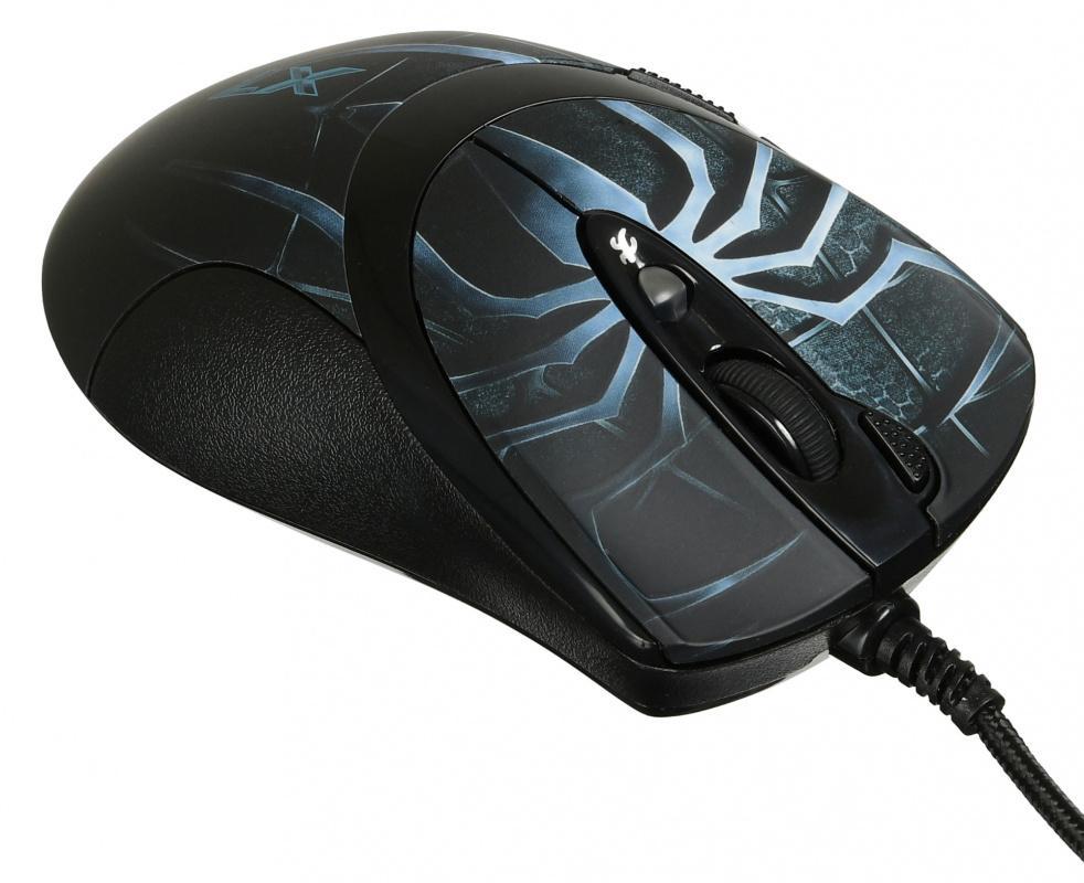 Мышь A4Tech Oscar Editor XL-747H рисунок/голубой лазерная 3600dpi USB 6but (XL-747H (BLUE SPIDER))